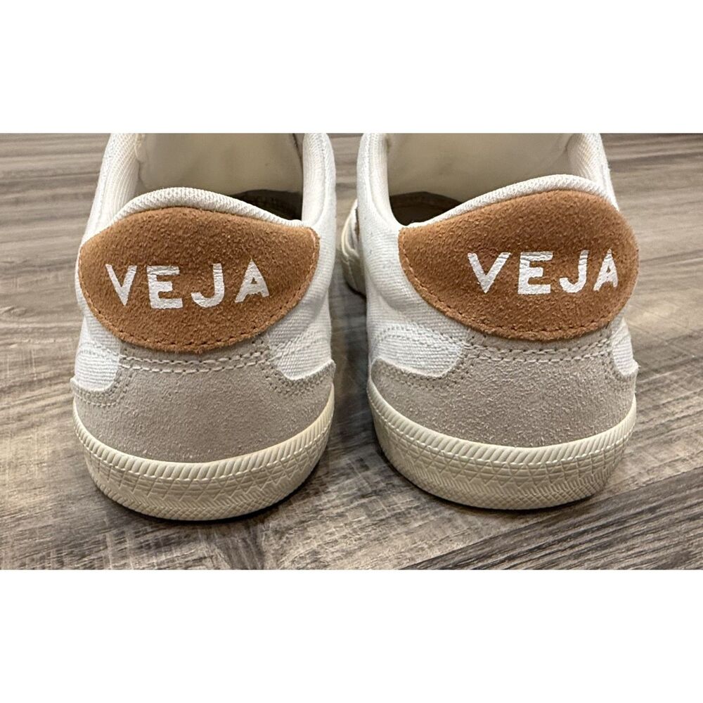 Veja Volley Canvas White Umber M8/ W10 - Picture 3 of 7
